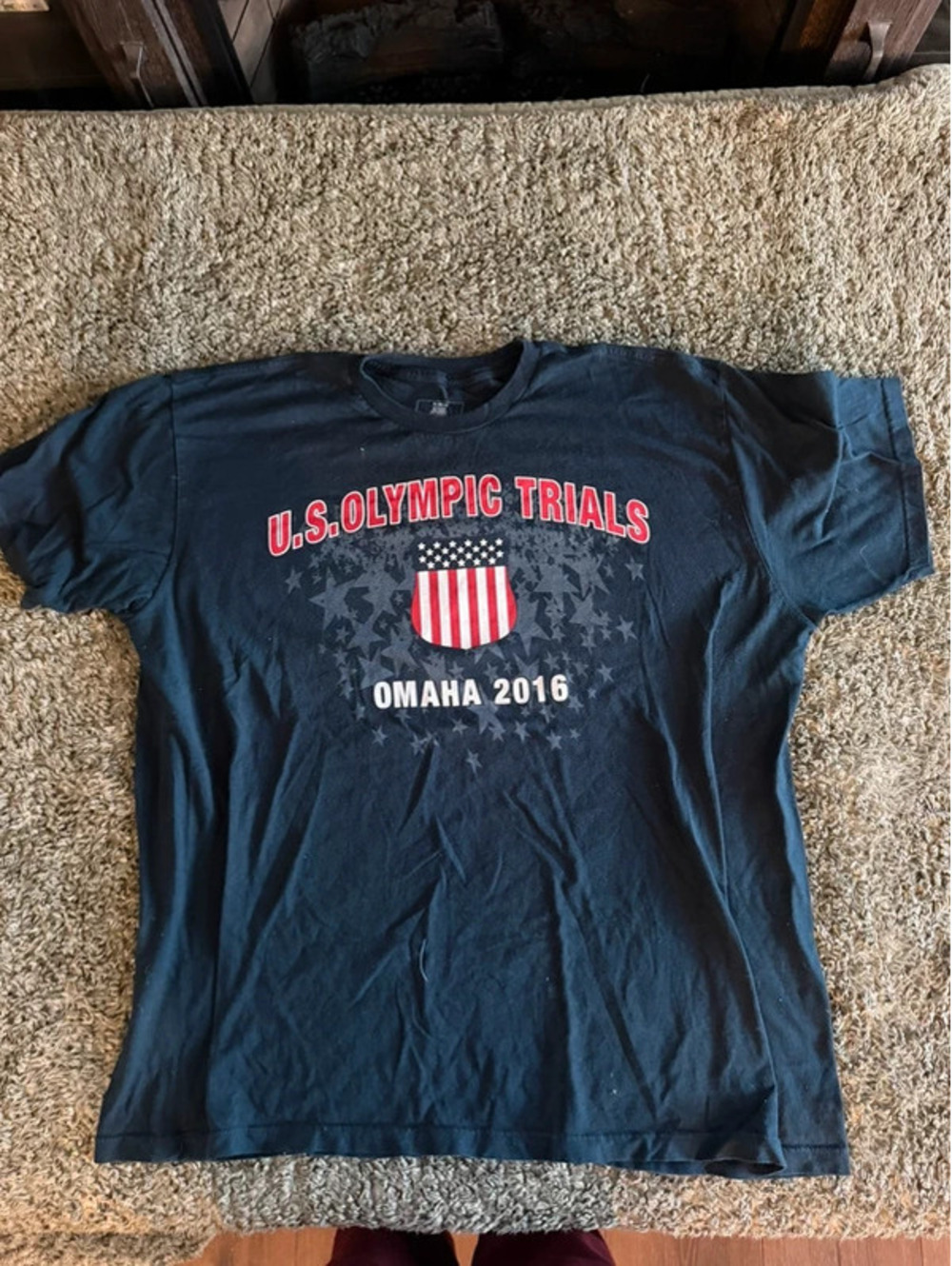 Hanes U.S. Olympic Trials Omaha 2016 T-Shirt XL Black